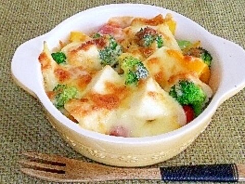◇おとうふ揚げ◆と彩り野菜のチーズ焼き